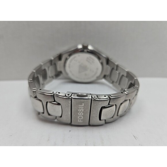 Fossil Arkitekt FS2903 Mens Stainless Steel Quartz Watch Gray Dial New Battery - Picture 8 of 12